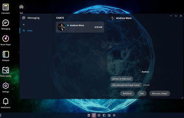 Messaging System Screenshot